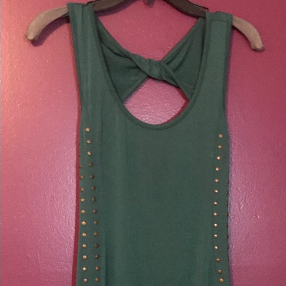 Studded Twist Top